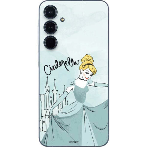 Disney Princess Cinderella Curtsy Art Galaxy A55 5G Skin